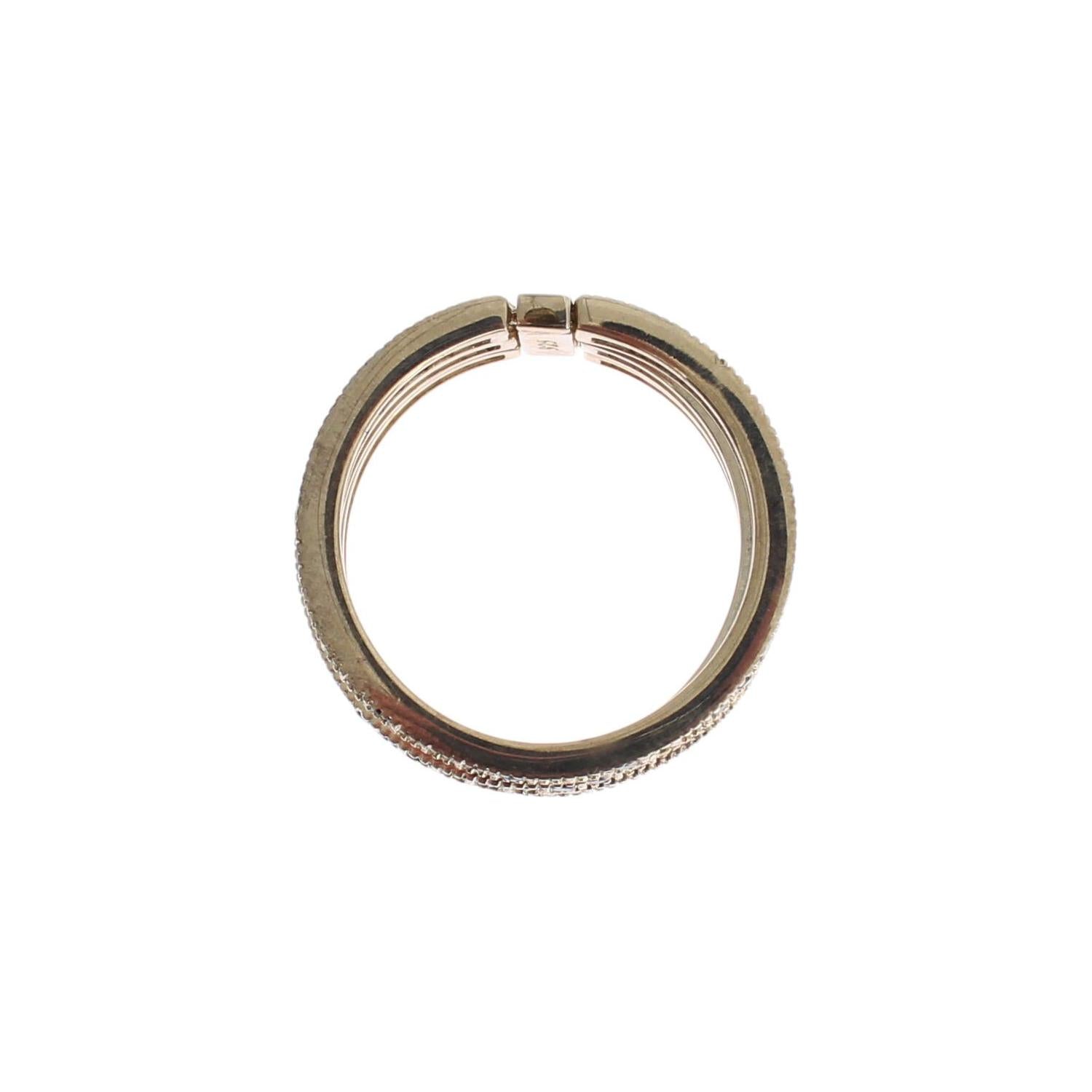 Nialaya Black CZ 925 Sterling Silver Womens Ring