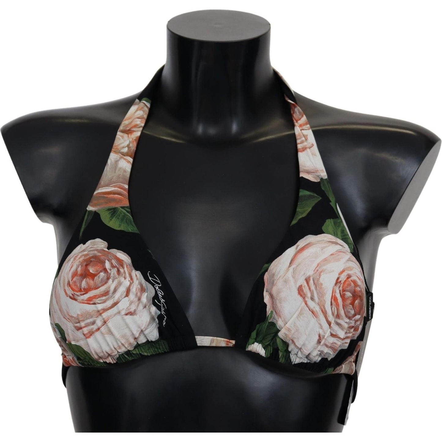 Dolce & Gabbana Elegant Floral Print Bikini Top Dolce & Gabbana