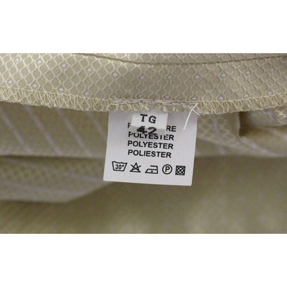 Andrea Incontri Beige Sleeveless Shift Mini Dress