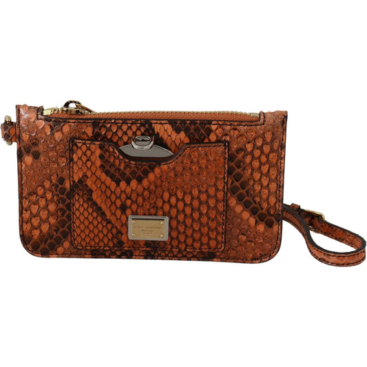 Dolce & Gabbana Brown Leather Coin Purse Wristlet Mirror AGNESE Wallet 1728,67345645728,Accessories,Bags,Brown,Dolce & Gabbana,Leather Wallets - Wallets - Accessories,Material: 100% Leather,New with tags,Wallets - Accessories,Wallets - Wallets - Accessori