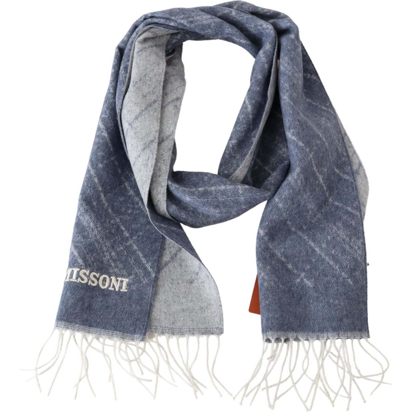 Missoni Elegant Cashmere Scarf with Signature Pattern Missoni