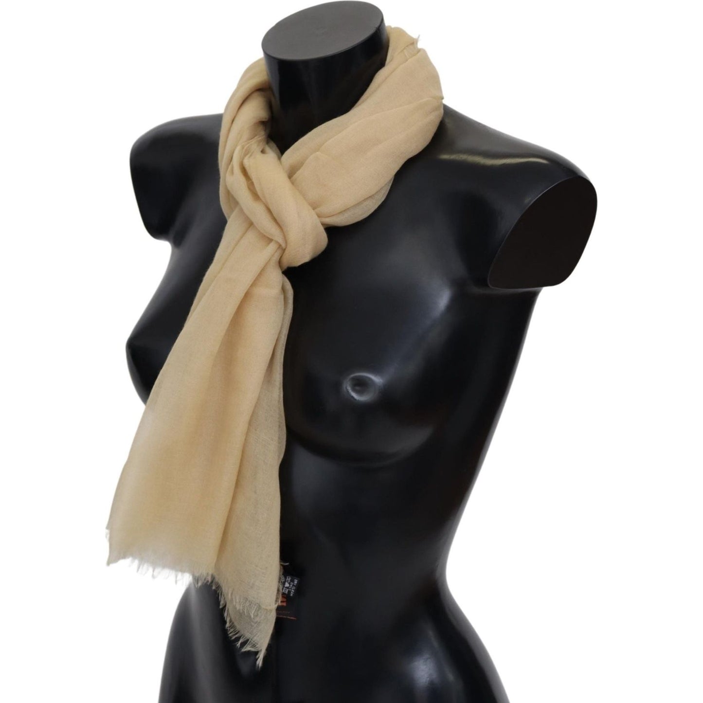 Missoni Elegant Cashmere Scarf in Beige Missoni