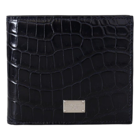 Dolce & Gabbana Elegant Exotic Leather Bifold Wallet Dolce & Gabbana