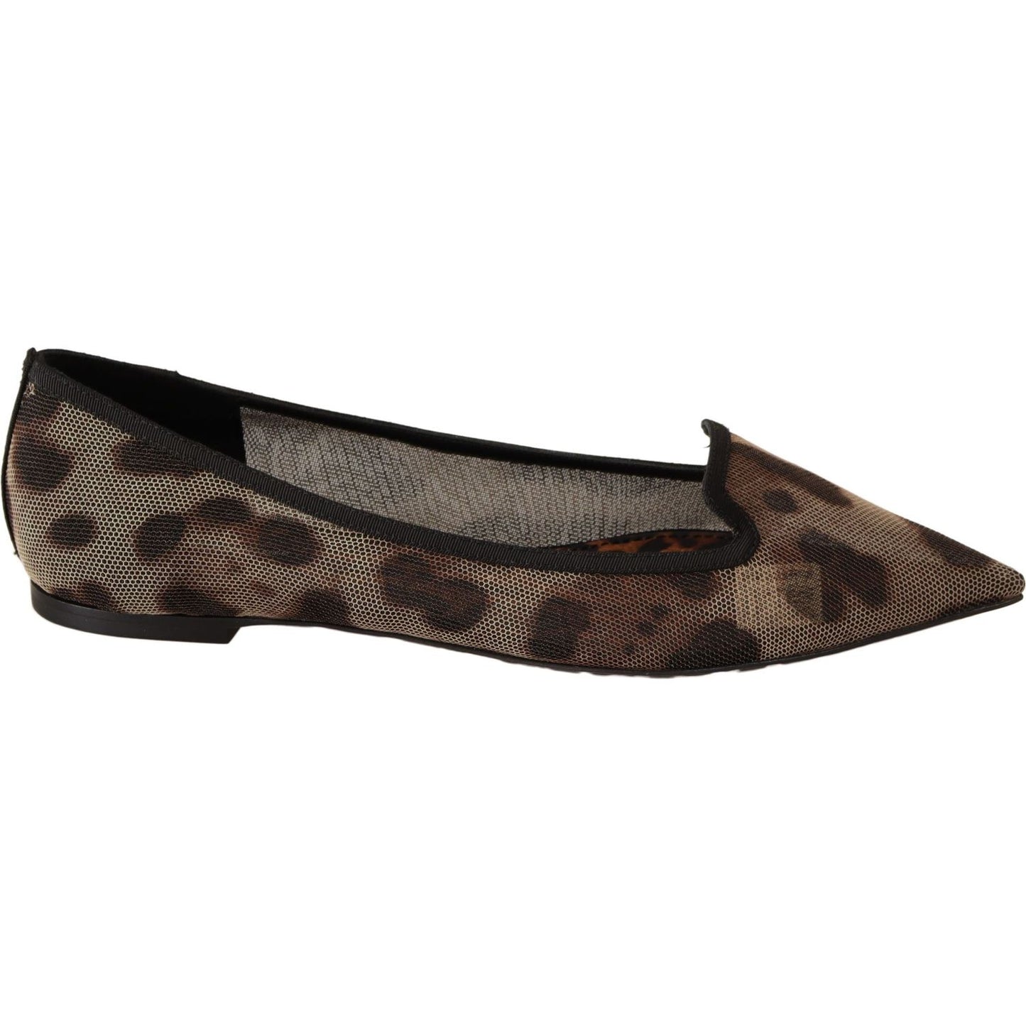 Dolce & Gabbana Elegant Leopard Print Flat Loafers WOMAN LOAFERS Dolce & Gabbana