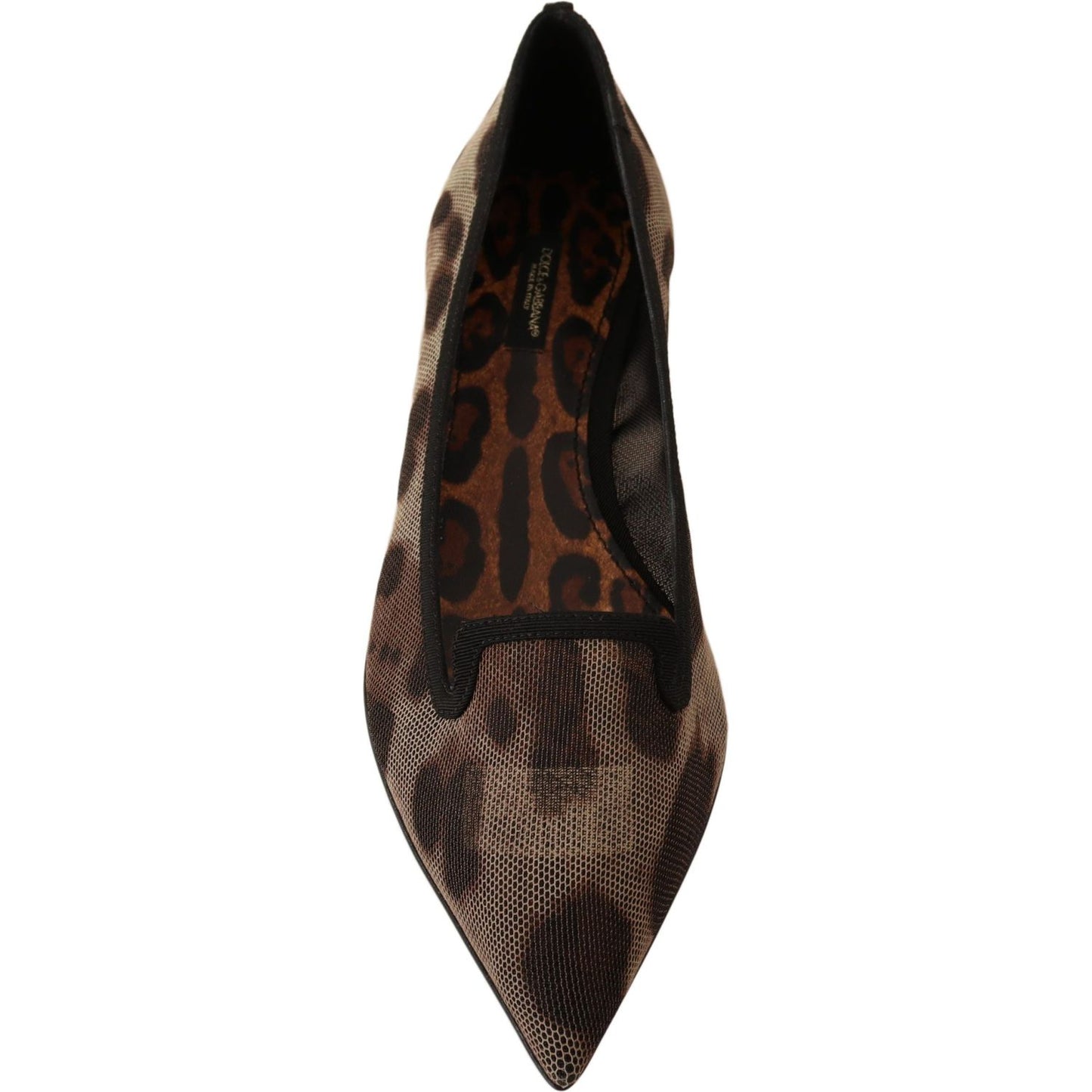 Dolce & Gabbana Elegant Leopard Print Flat Loafers WOMAN LOAFERS Dolce & Gabbana