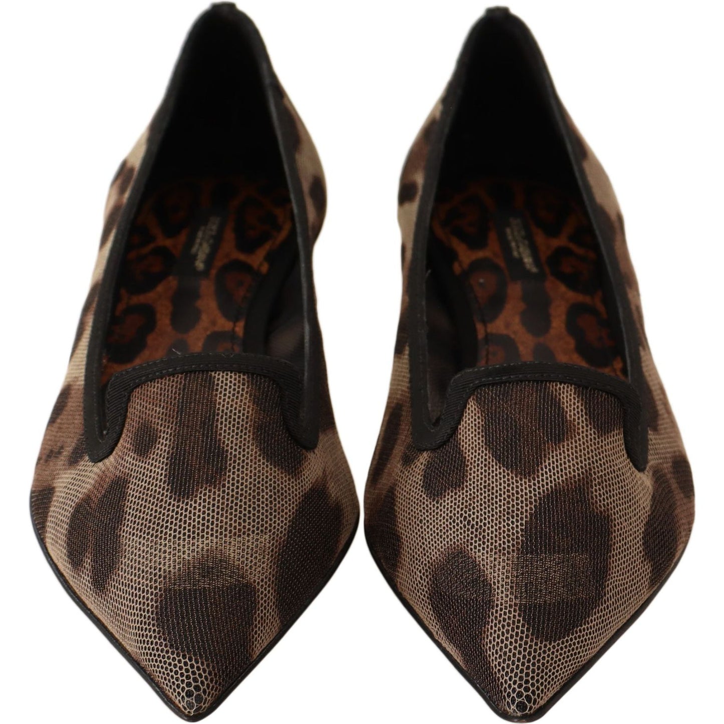 Dolce & Gabbana Elegant Leopard Print Flat Loafers WOMAN LOAFERS Dolce & Gabbana