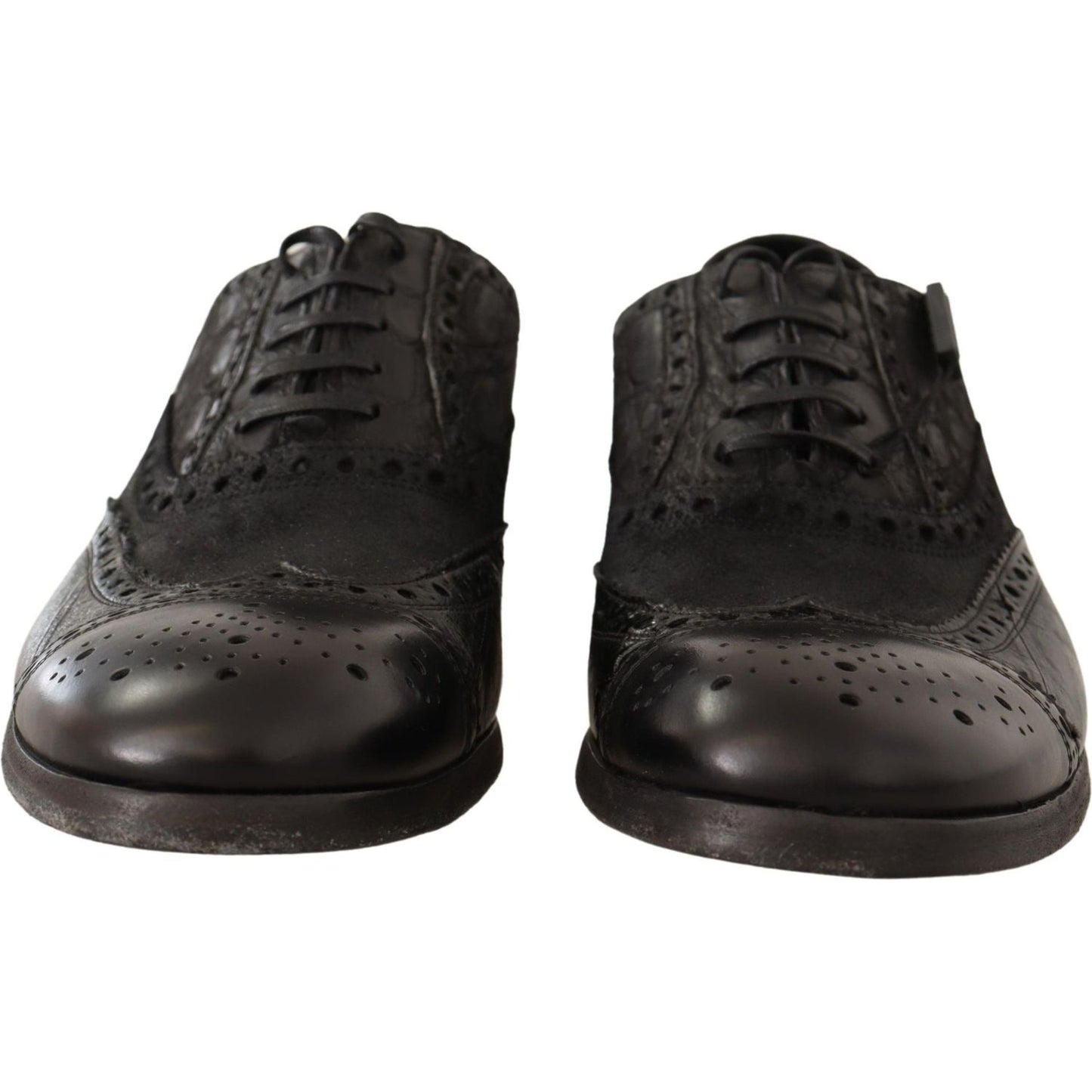 Dolce & Gabbana Exotic Leather Brogue Derby Dress Shoes MAN LOAFERS Dolce & Gabbana