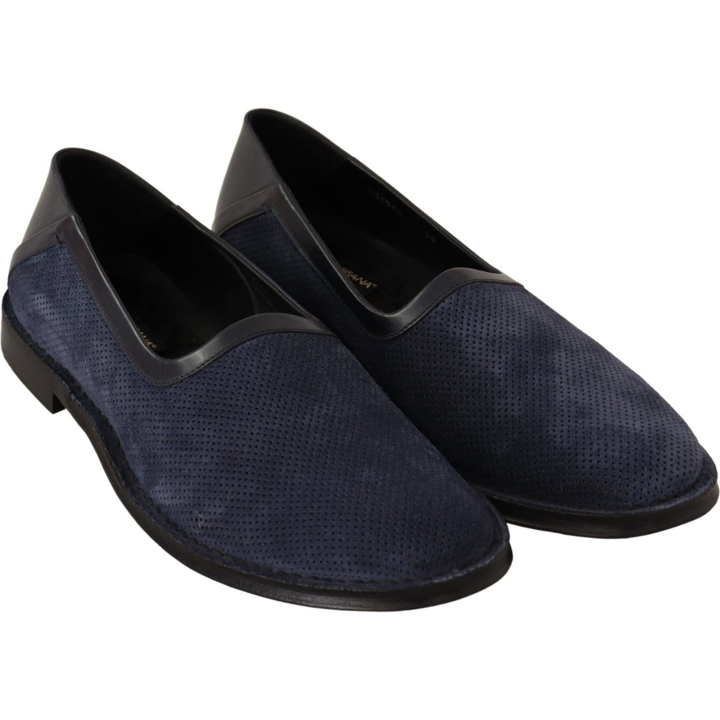 Dolce & Gabbana Elegant Perforated Leather Loafers MAN LOAFERS Dolce & Gabbana