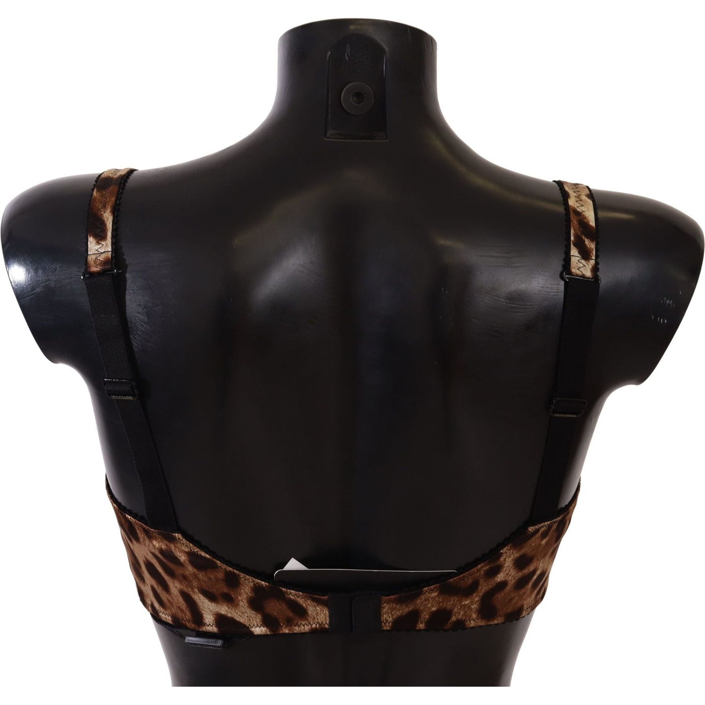 Dolce & Gabbana Elegant Silk Leopard Print Bra WOMAN UNDERWEAR Dolce & Gabbana