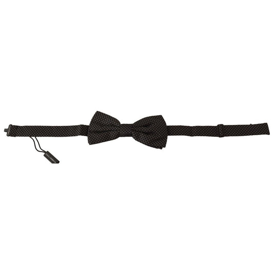 Dolce & Gabbana Elegant Silk Patterned Bow Tie Necktie Dolce & Gabbana