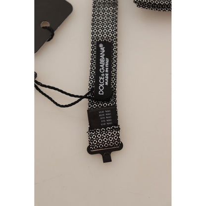 Dolce & Gabbana Multicolor Patterned Adjustable Neck Papillon Bow Tie