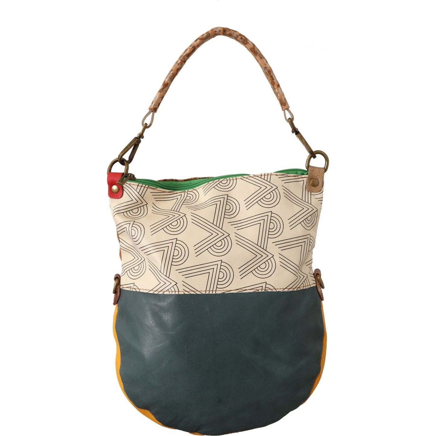 EBARRITO Chic Multicolor Leather Shoulder Bag WOMAN TOTES EBARRITO