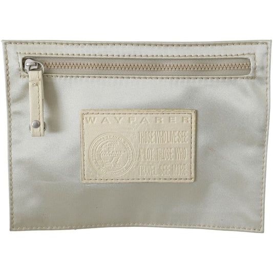 WAYFARER White Zippered Coin Holder Wallet WOMAN WALLETS
