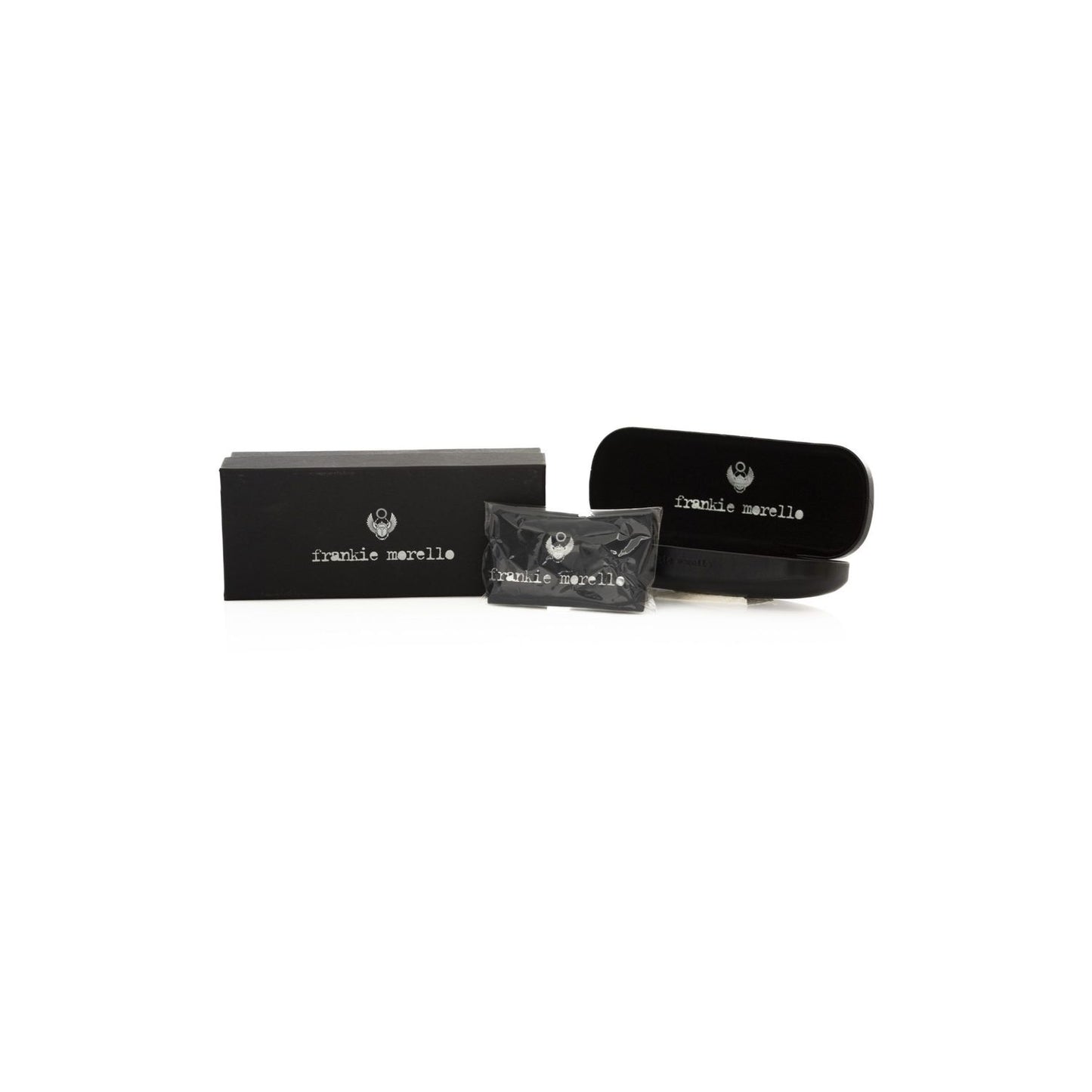 Frankie Morello Silver Metallic Men Sunglasses