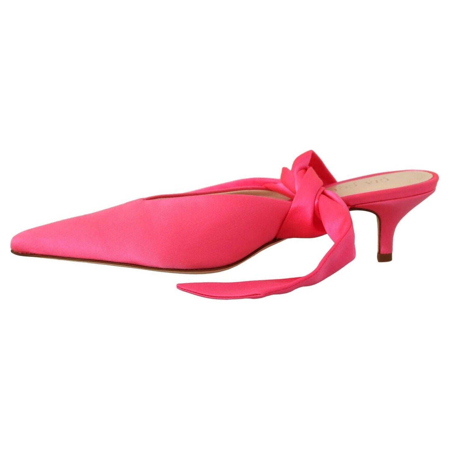 GIA COUTURE Chic Pink Kitten Heels for Elegant Evenings GIA COUTURE