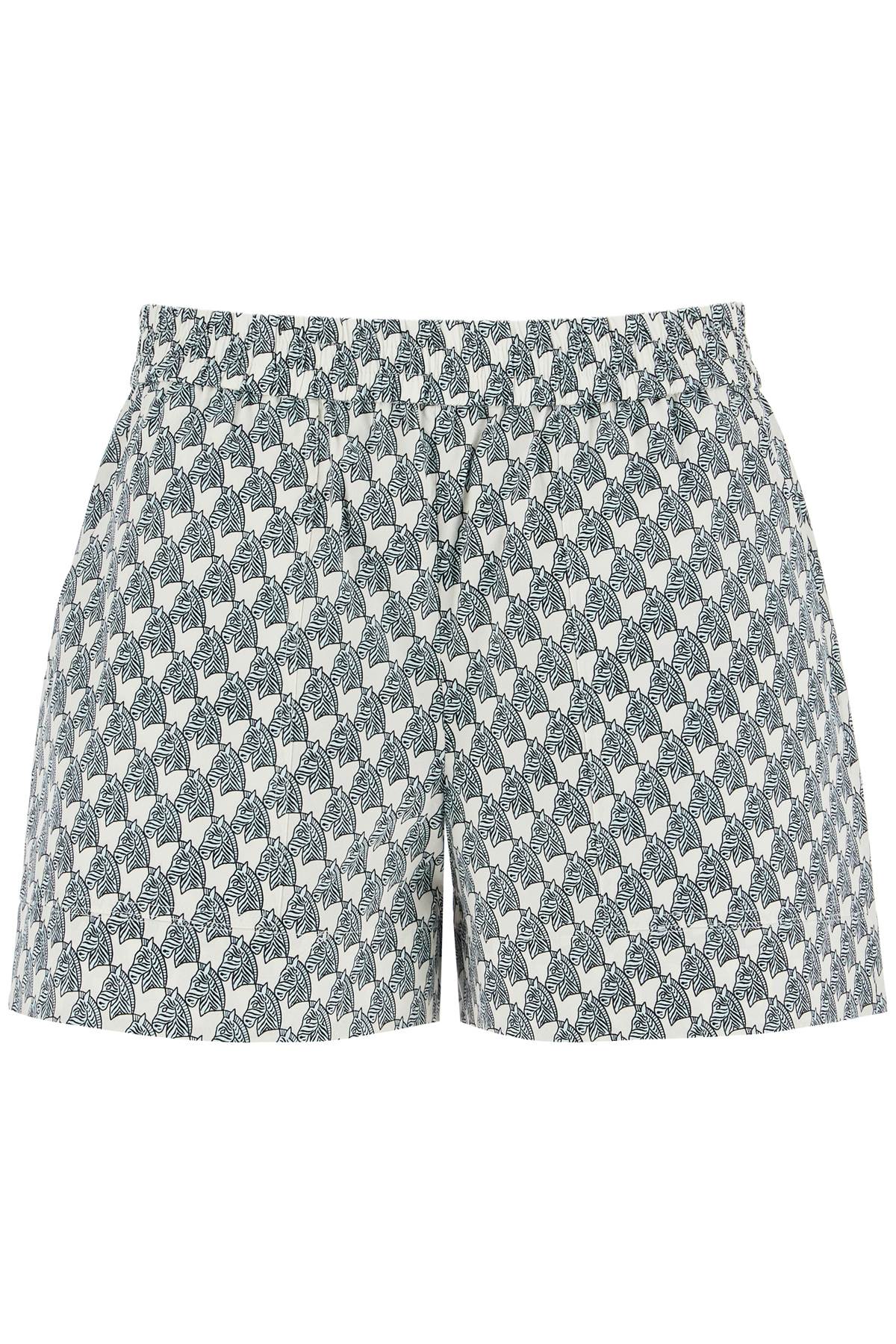 Tory Burch printed poplin shorts for Short trousers Tory Burch