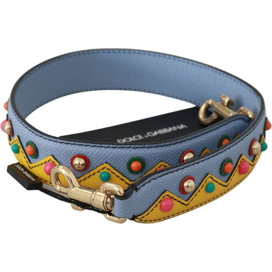 Dolce & Gabbana Blue Handbag Accessory Shoulder Strap Leather 1728,67345645728,Accessories,Bags,Blue,Dolce & Gabbana,Material: 100% Leather,New with tags,Other - Women - Accessories,Shoulder Straps - Bags,Women,Women - Accessories