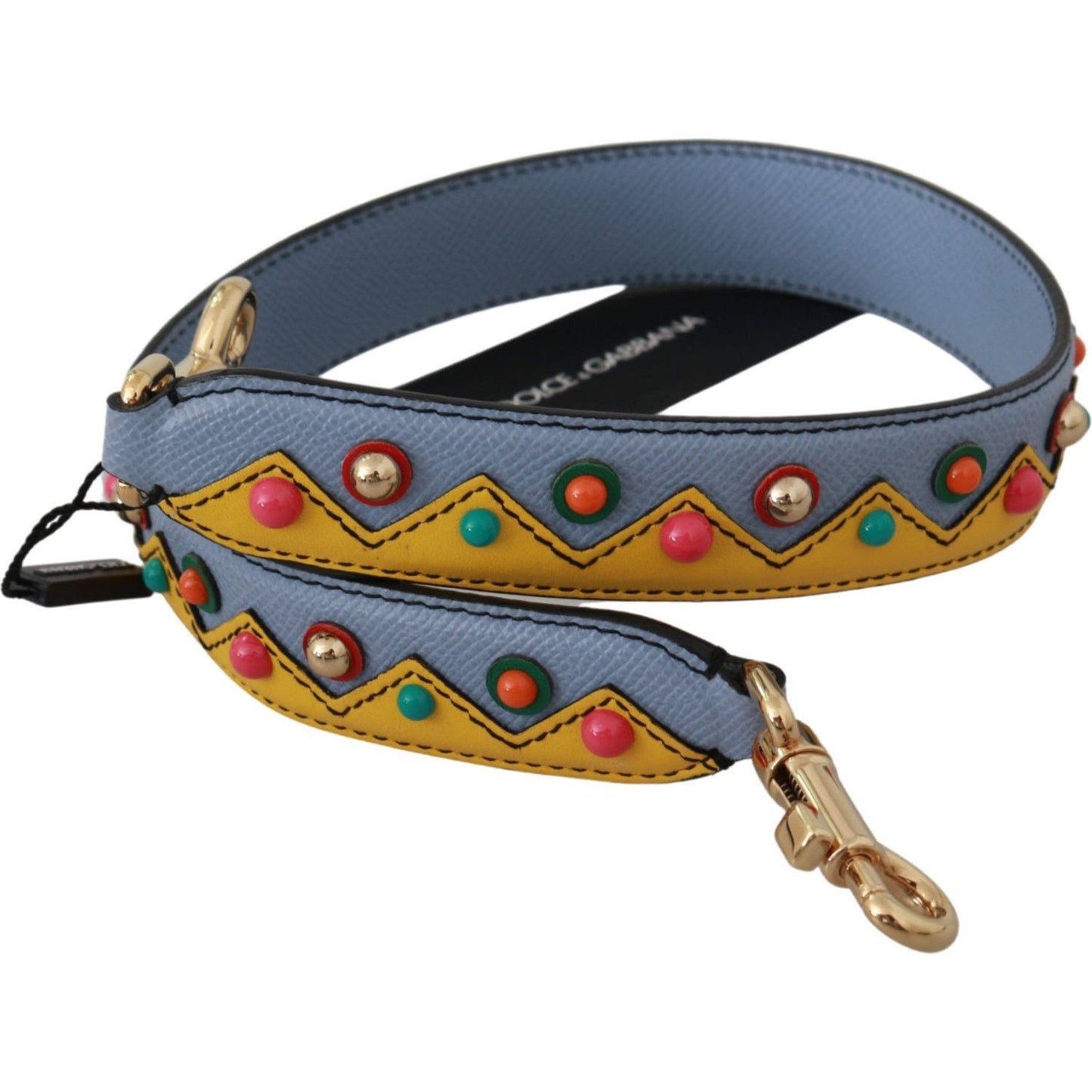 Dolce & Gabbana Multicolor Leather Shoulder Strap Accessory Dolce & Gabbana