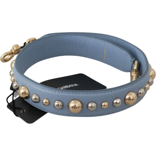 Dolce & Gabbana Blue Leather Handbag Accessory Shoulder Strap 1728,67345645728,Accessories,Bags,Blue,Dolce & Gabbana,Material: 100% Leather,New with tags,Other - Women - Accessories,Shoulder Straps - Bags,Women,Women - Accessories