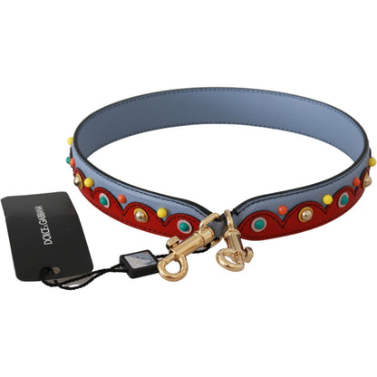 Dolce & Gabbana Blue Handbag Accessory Leather Shoulder Strap 1728,67345645728,Accessories,Bags,Blue,Dolce & Gabbana,Material: 100% Leather,New with tags,Other - Women - Accessories,Shoulder Straps - Bags,Women,Women - Accessories
