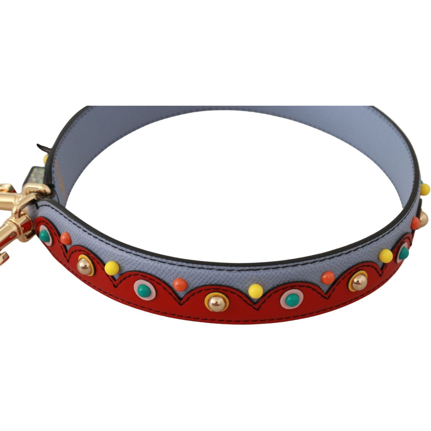 Dolce & Gabbana Elegant Multicolor Leather Shoulder Strap Dolce & Gabbana