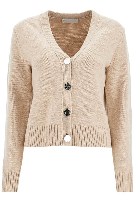 Tory Burch short wool cardigan for women Knitwear Tory Burch