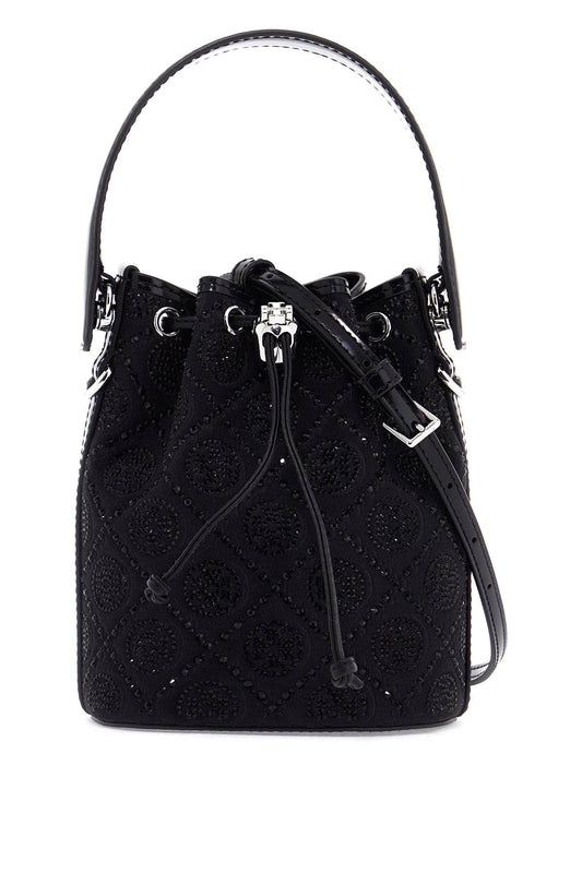 Tory Burch monogram t bucket bag with rhinest Handbag Tory Burch