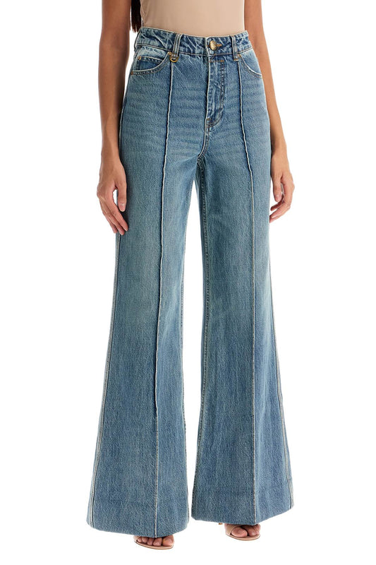 Zimmermann wide leg jeans illustration design product Jeans Zimmermann