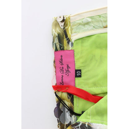 Lanre Da Silva Ajayi Multicolor Organza Pencil Skirt