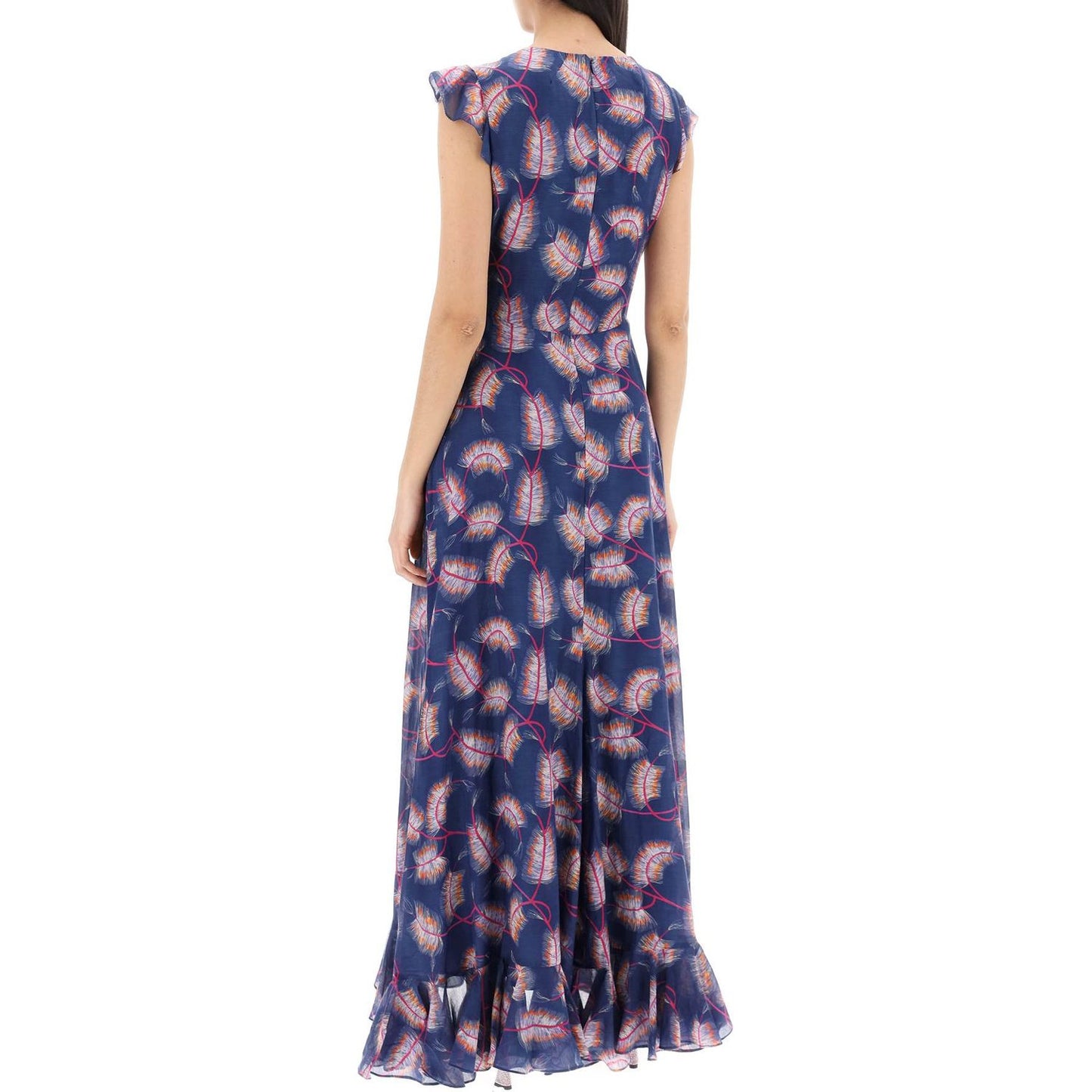 Saloni maxi cotton and silk emma dress. Dresses Saloni