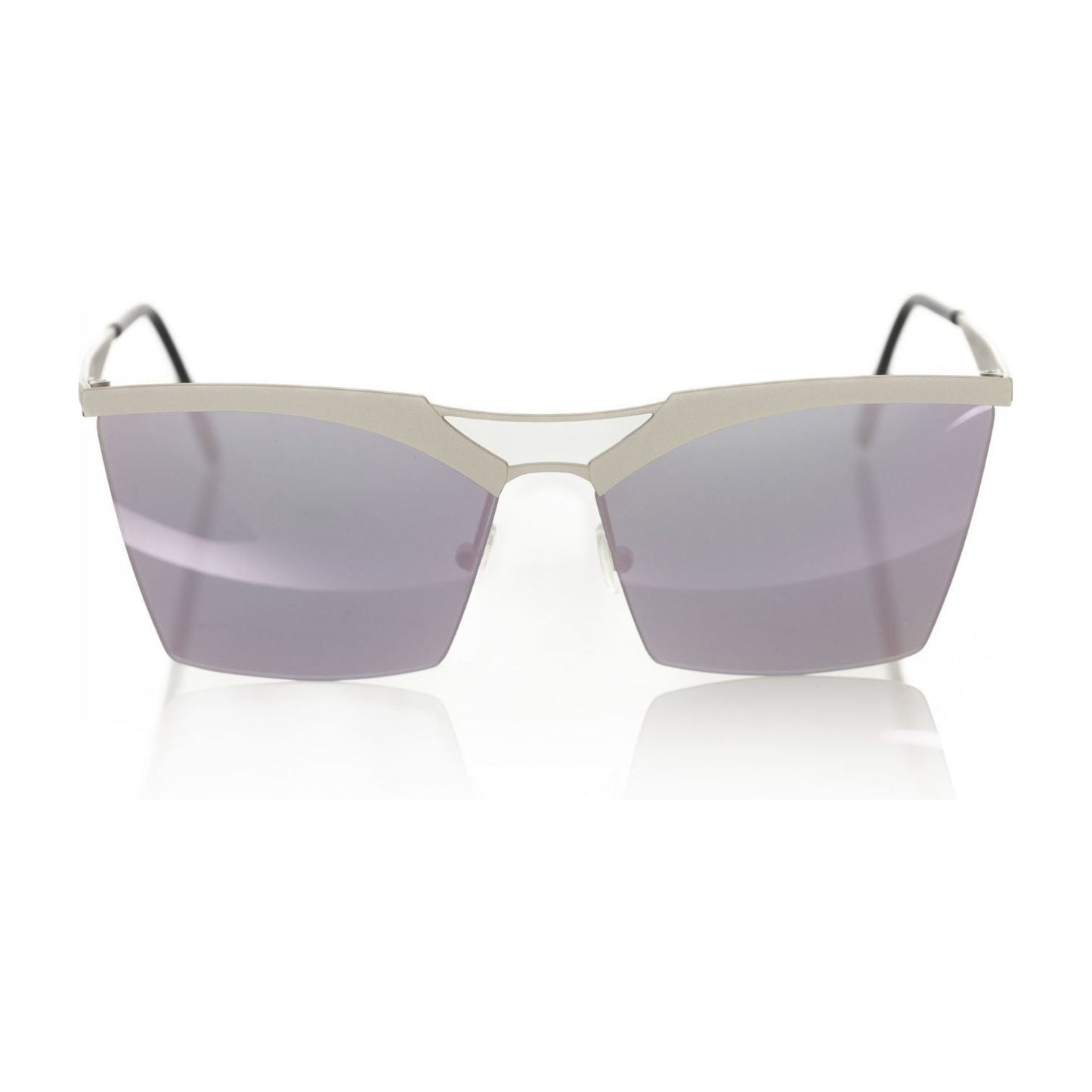 Frankie Morello Silver Metallic Women's Sunglass Frankie Morello