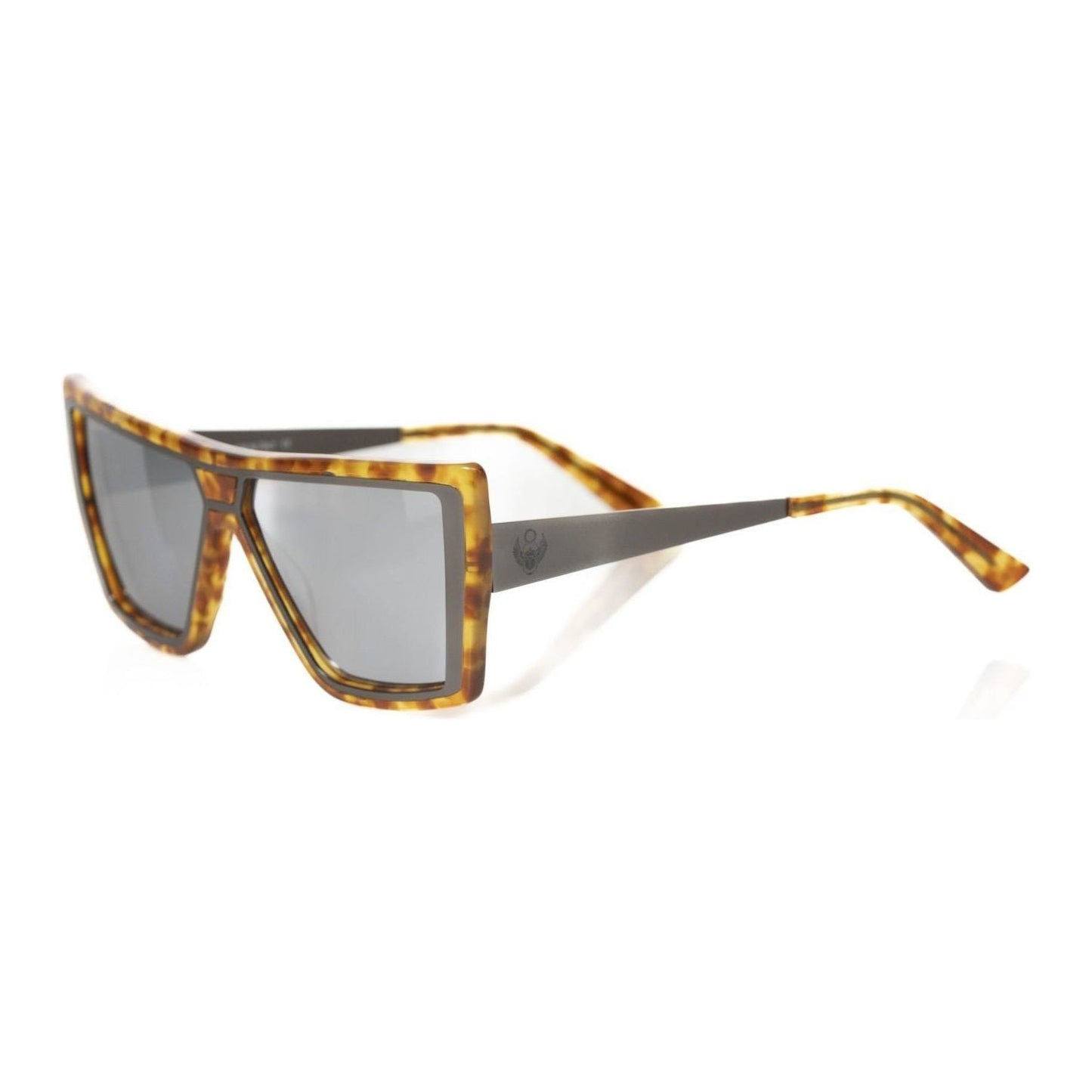 Frankie Morello Brown Acetate Women Sunglass Frankie Morello