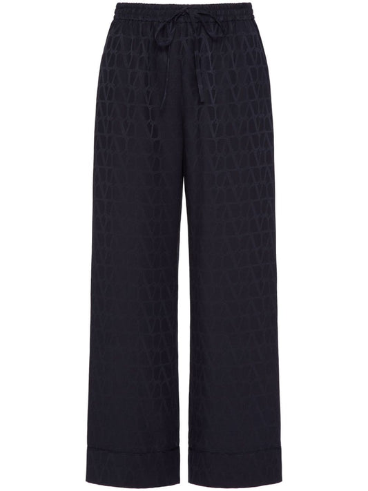 Valentino Trousers Blue Trousers Valentino