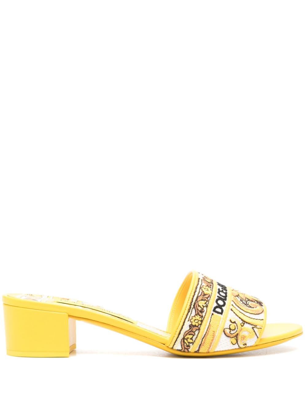 Dolce & Gabbana Sandals Yellow Sandals Dolce & Gabbana