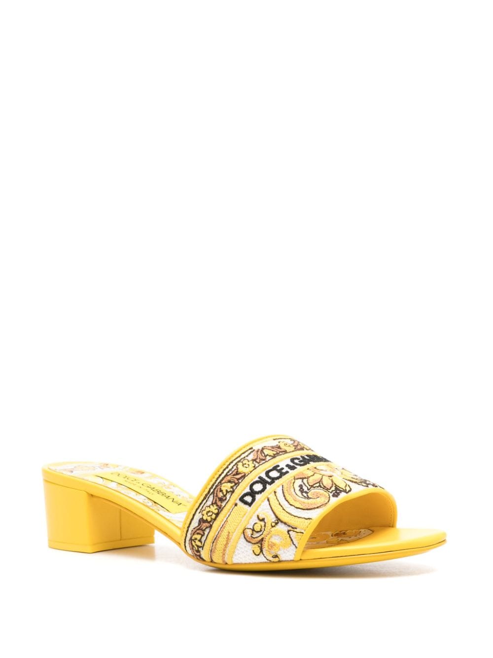 Dolce & Gabbana Sandals Yellow Sandals Dolce & Gabbana