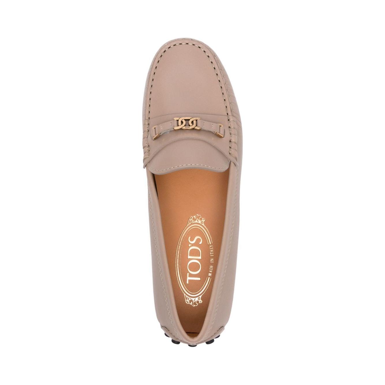 Tod's Flat shoes Beige Moccasins Tod'S