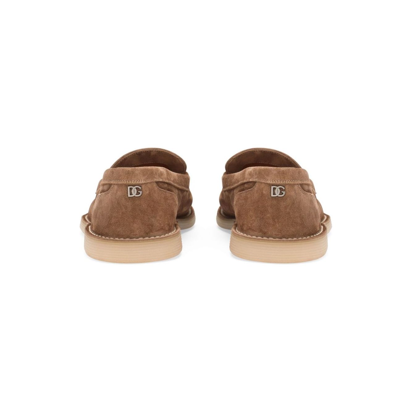 Dolce & Gabbana Flat shoes Beige Moccasins Dolce & Gabbana