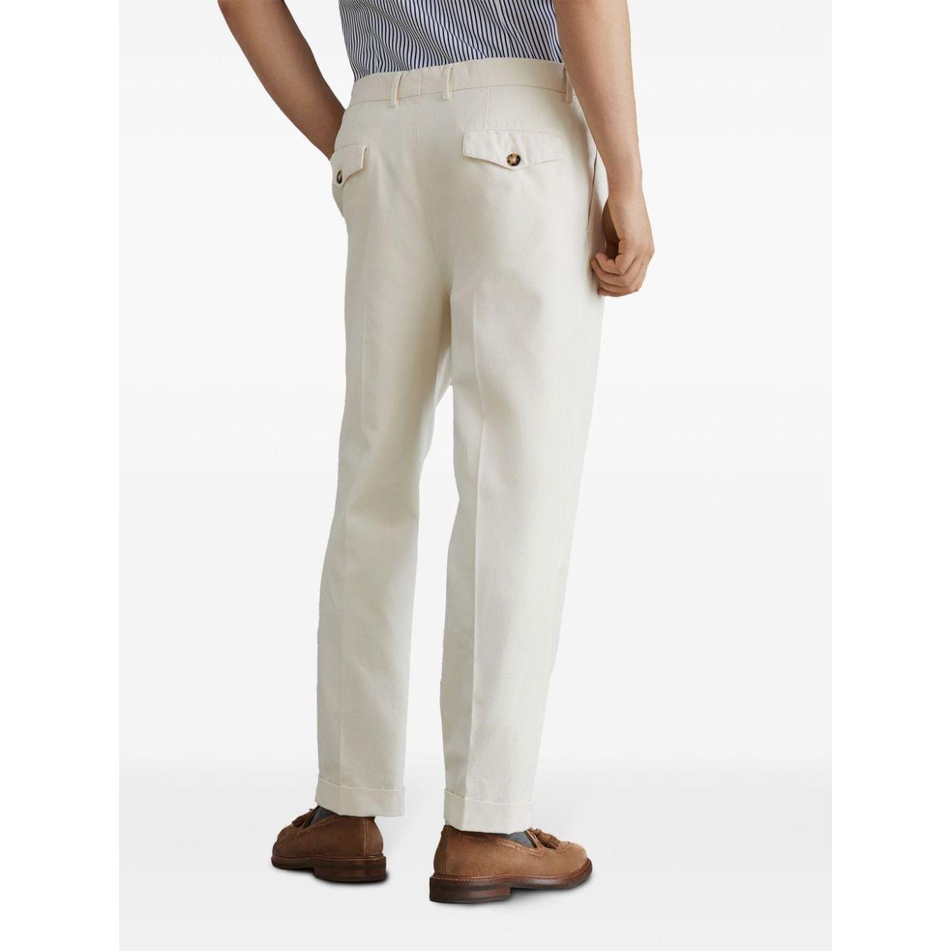 Brunello Cucinelli Trousers Cream Trousers Brunello Cucinelli