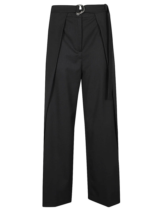 Erika Cavallini Semi-Couture Trousers Black