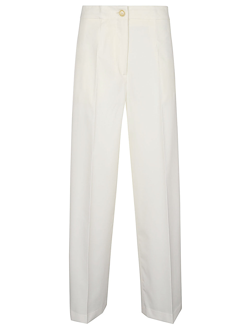 Erika Cavallini Semi-Couture Trousers White Trousers Erika Cavallini Semi-Couture