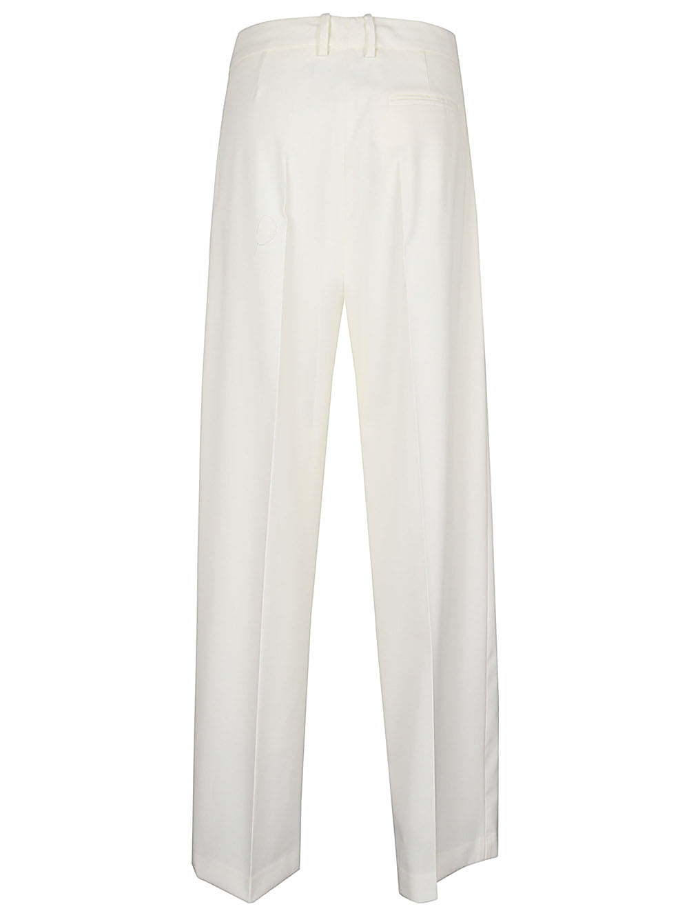 Erika Cavallini Semi-Couture Trousers White Trousers Erika Cavallini Semi-Couture