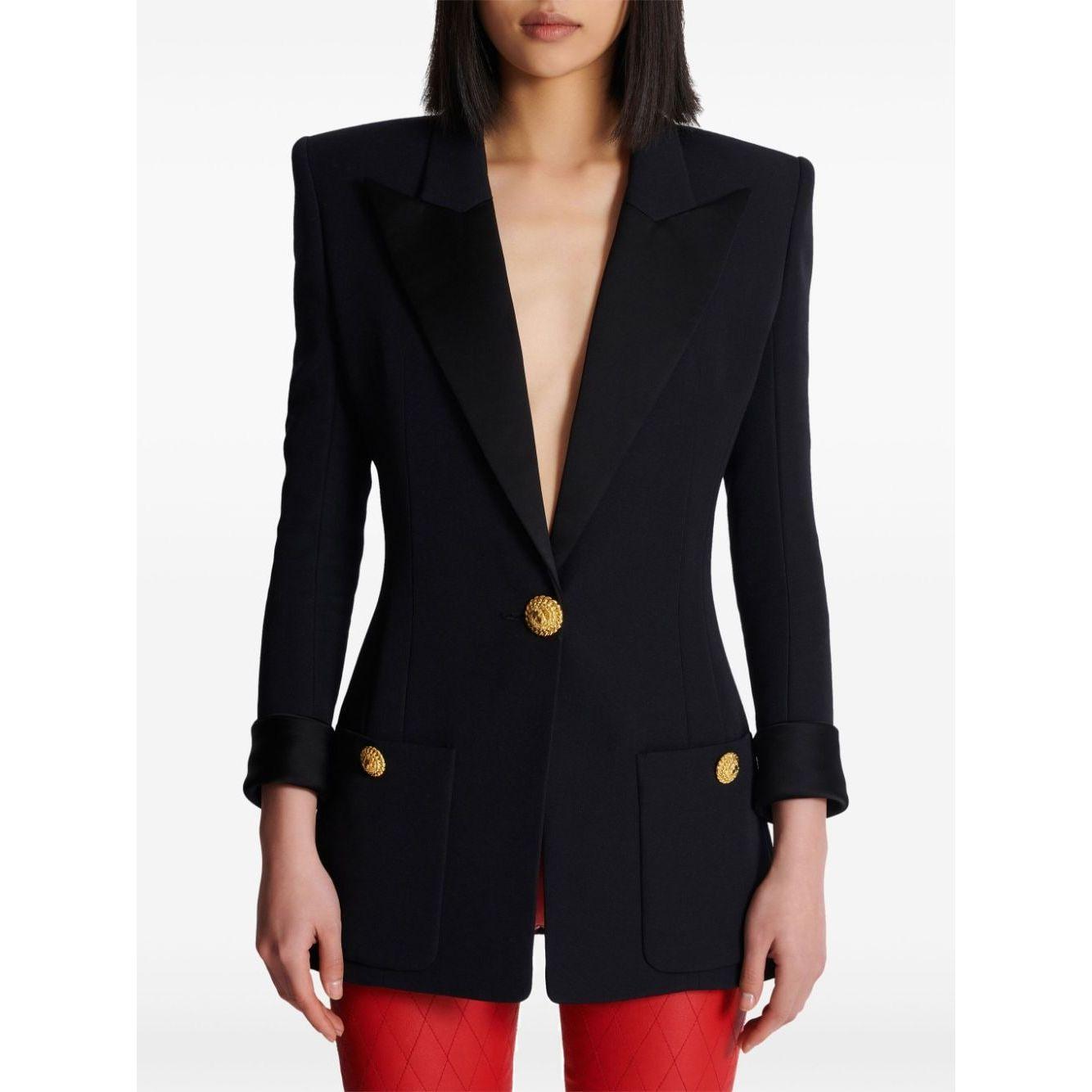 Balmain Jackets Black Jackets Balmain