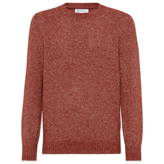 Brunello Cucinelli Sweaters Coral Red Topwear Brunello Cucinelli