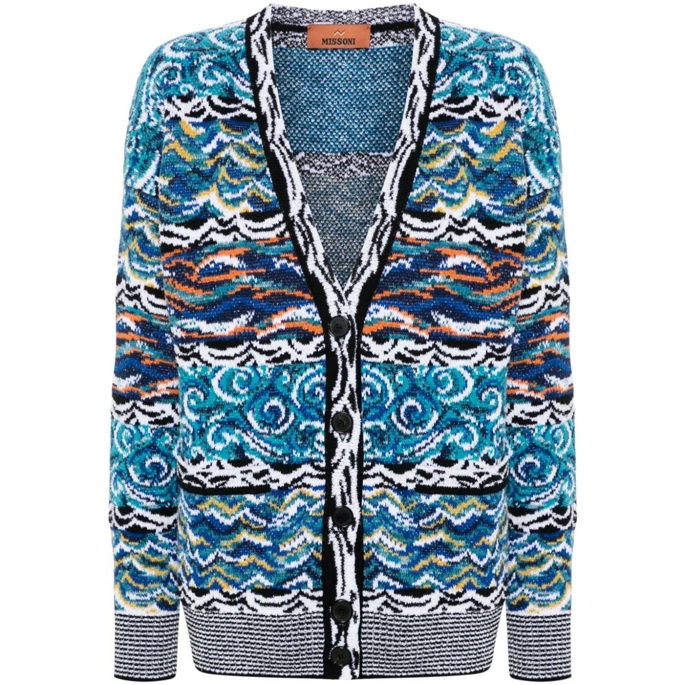 Missoni Missoni Sweaters Clear Blue Topwear Missoni