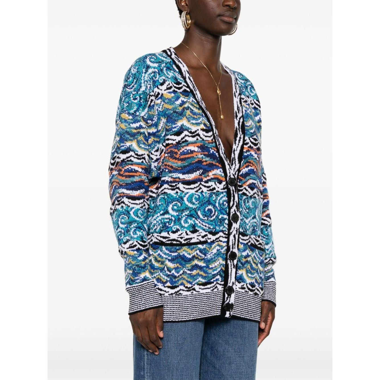 Missoni Missoni Sweaters Clear Blue Topwear Missoni