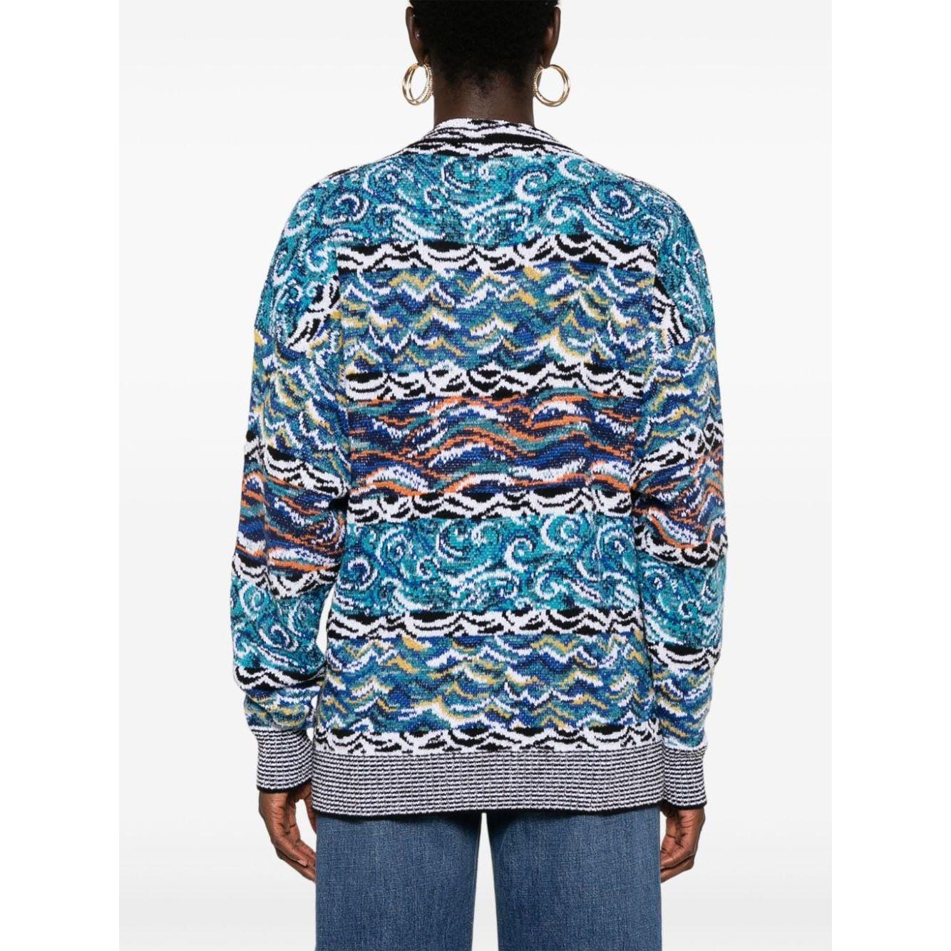 Missoni Missoni Sweaters Clear Blue Topwear Missoni