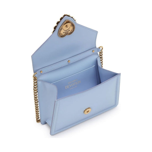 Dolce & Gabbana Sacred Heart Shoulder Bag Blue Handbag Dolce & Gabbana