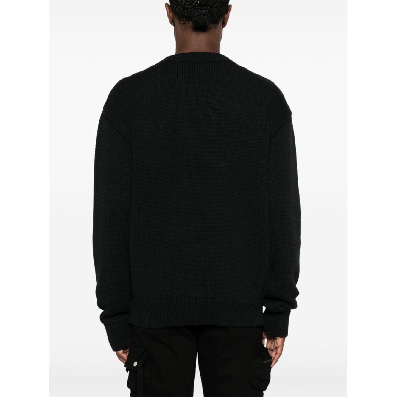 Off-White cotton blend men Sweaters Black Topwear Off White