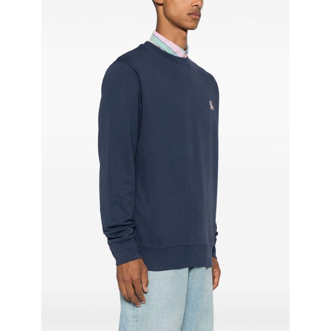 MAISON KITSUNE' Sweaters Blue Topwear Maison Kitsune