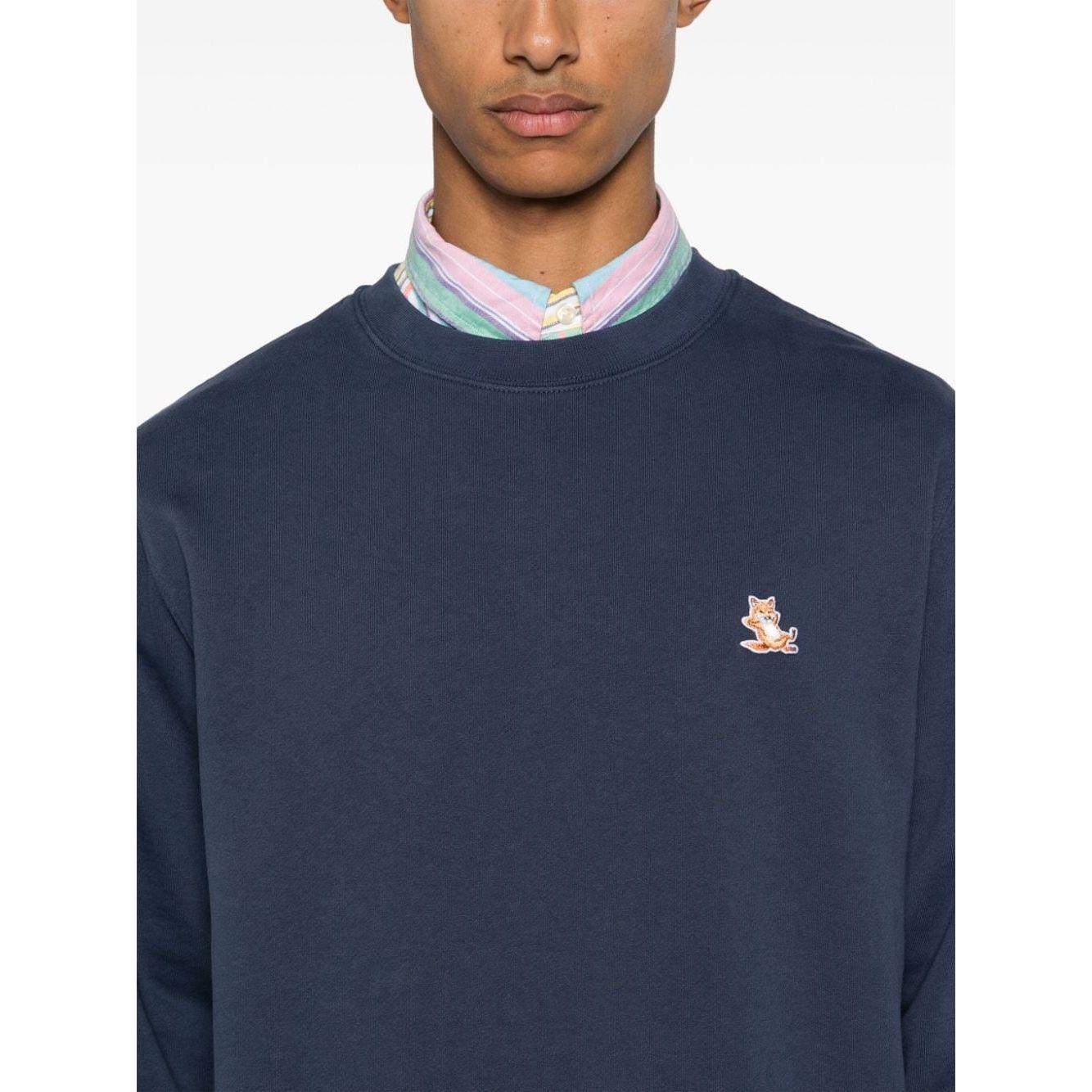 MAISON KITSUNE' Sweaters Blue Topwear Maison Kitsune